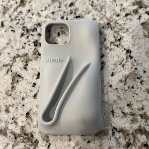 RHODE Light Gray Phone Case. iPhone 14